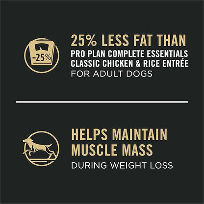 Purina Pro Plan Weight Management Wet Dog Food Turkey and Rice Entree in Gravy - 13 oz. Cans,(Pack of 24)
