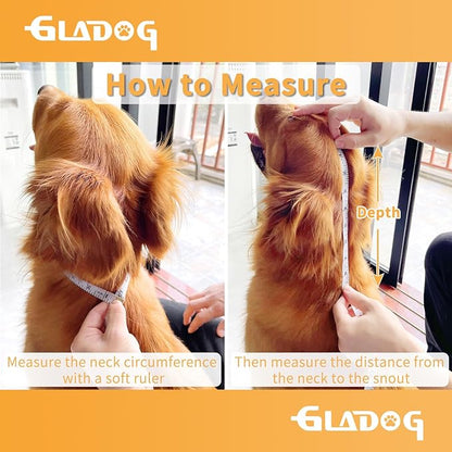Soft Dog Cone Collar, 2 PCS (for Exact Size) Flexible Plastic Cone for Dogs After Surgery, Dog Recovery Collar, Adjustable E-Collar for Large/Medium/Small Dogs Cat, Comfy Elizabethan Collar (XL)