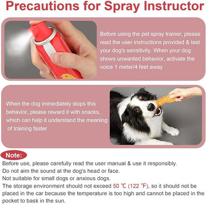 Corrector Spray Dog Trainer, 80ml 1 Pack Dog Corrector Spray for Dogs to Stops Barking, Jumping Up Attacks & Unwanted Dog Behaviour Humane Effective