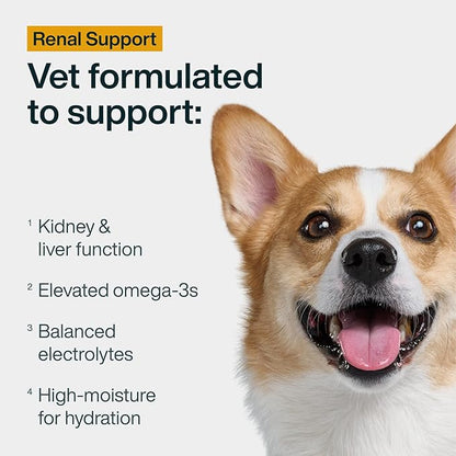 JustFoodForDogs Vet RX Pantry Fresh Prescription Dog Food, Human Grade, Vet Recommended Fresh Pet Meal or Toppers, Limited Ingredient, Prescription Diet, Renal Support Low Protein (12.5oz, 12 Pack)