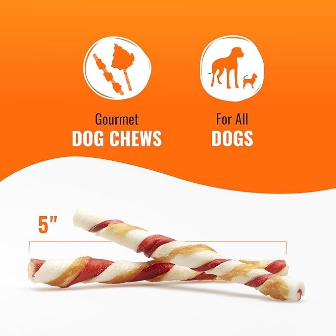 Good 'N' Fun Triple Flavor Twist Chews for Dogs,22-Count,(Pack of 2)