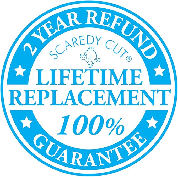Scaredy Cut NO Buzz Dog Clippers, Tiny Trim Safety Scissor. A Silent Low Noise Pet Grooming Clipper, Right Handed Pink