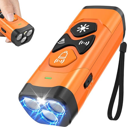 Dog Bark Deterrent Devices | Stop Your & Neighbor’s Dog Barking | 3X Ultrasonic & 23ft Range Anti Barking Device | Dog Behavior Correction Training Indoor Outdoor