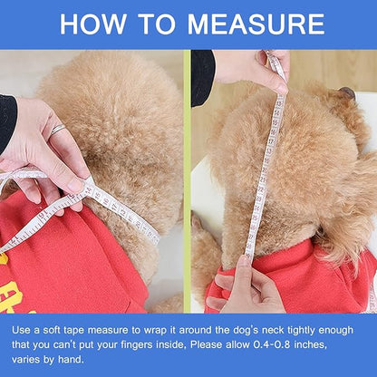 Soft Dog Cone, Lightweight Elizabethan Collar for Dogs, Adjustable Soft Cones for Dogs/Cats to Stop Licking After Surgery, Cute Donut Cone of Shame Alternatives for Pets (Large)