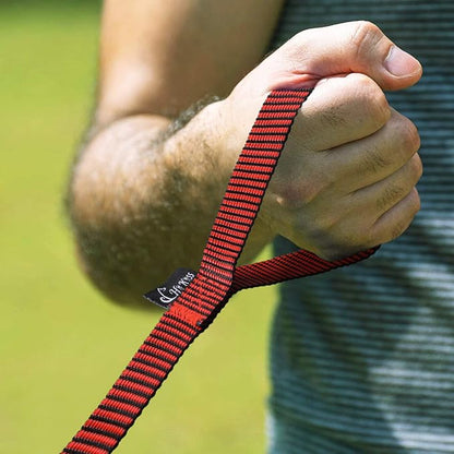 Hi Kiss Dog/Puppy Obedience Recall Training Agility Lead - 15ft 20ft 30ft 50ft 100ft Training Leash - Great for Training, Play, Camping, or Backyard(50ft,Black_red)