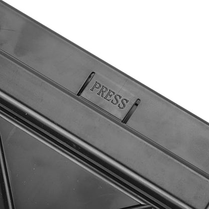 Pets Plastic Large Dog Door Easy Installation Builtin Magnet for Medium Pets, Black 19.7x15x2in (Black)