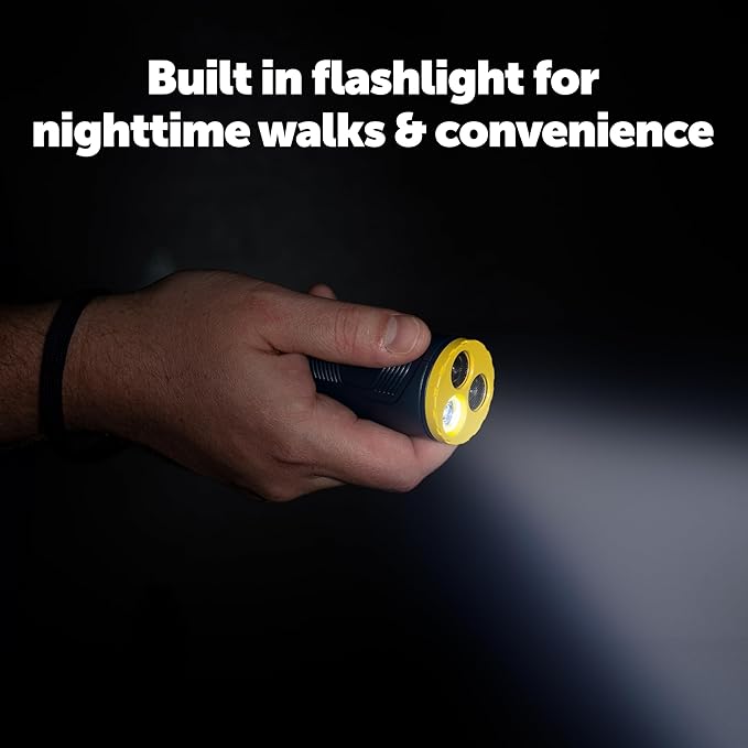 PetSafe Collarless Trainer – Ultrasonic Bark Deterrent – Handheld Anti Bark Device – High-pitched Sound, Flashing Light and Variable Tone – Rechargeable Battery – Flashlight – Wrist Strap