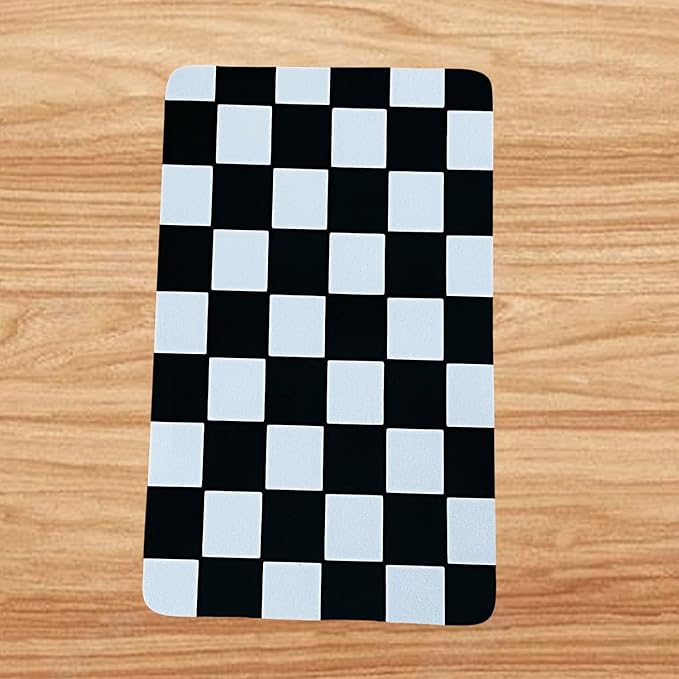 Cat Feeding Mat Dog Feeding Mat Absorbent Dog Cat Bowl Mat (Black, 12" x19")