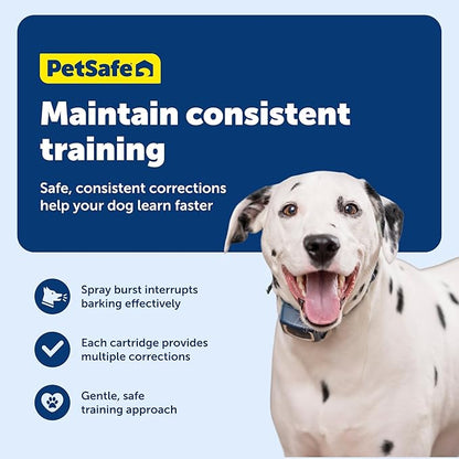 PetSafe Spray Refill - Unscented - No-Mess Replacement Cartridges Spray Dog Bark Collar Remote Training Collar - Refill Cartridge Only - 3-Pack - PAC00-16646