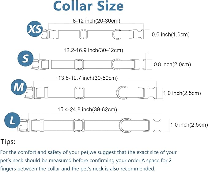 Dog Collar and Leash Set.Soft and Easy to Clean Vegan Leather with Rose Gold Metal Buckle for Small Medium Large Dogs (Light Purple, XS(8"-12"))