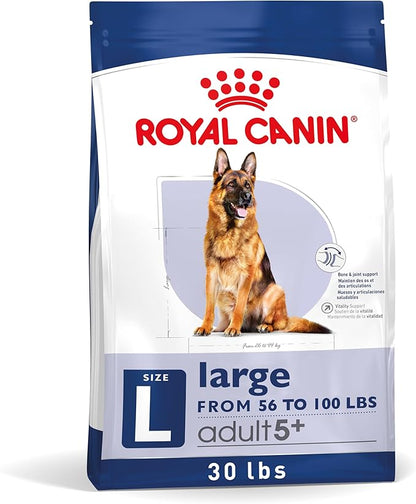 Royal Canin Size Health Nutrition Large 5+ Mature Dry Dog Food, 30 lb Bag