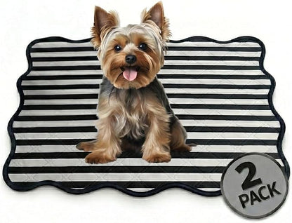 PUPIBOO Washable Pee Pads for Dogs and Cats - Super Absorbent Reusable Puppy Training Pads - 100% Waterproof, Leak-Proof & Non-Slip Whelping Pads for Pet Housebreaking