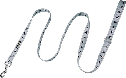 EcoBark Dog Leash - Soft & Reflective Comfort Leash with Padded Handle - Soft, Strong, &Durable for Small, Medium or Large Dogs (Gray)