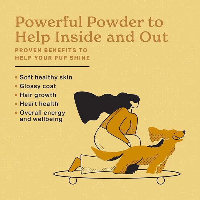 The Missing Link Skin & Coat + Probiotics Supplement 1lb Bag 2/Pack - Powerful Superfood Powder for Dogs Supports Healthy Skin & Glossy Coat, Promotes Hair Growth
