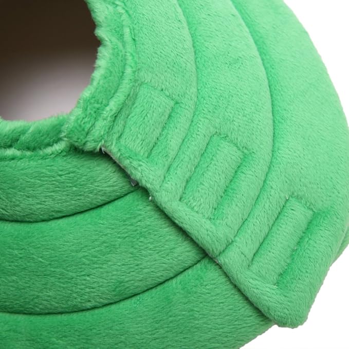 Pet Recovery Collar,Dog Protective E-Collar Soft Dog Cone Breathable Secure Lovely Collar for Puppy Small Medium Dogs (L-Neck: 38-41cm, Frog)