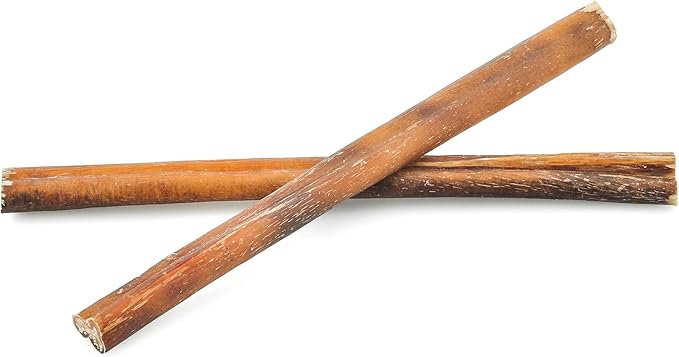 Barkworthies Odor-Free 12 Inch Bully Sticks - 3 Count (Pack of 1) - Protein-Packed, Easily Digestible, All-Natural Rawhide Alternative, Supports Dental Health