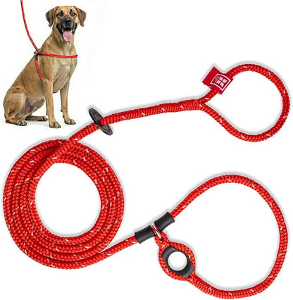 Harness Lead No Pull Dog Harness and Leash Set, Anti Pull Dog Harness, One-Piece Cushioned Rope Safely Prevents Escaping and Pulling (Extra Large, Red)