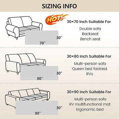 gogobunny 3X Stronger Waterproof Pet Blanket, Scratch Proof Furniture Protector for Dogs Cats, Reversible Cover 30x90 Inch, Dark Chocolate