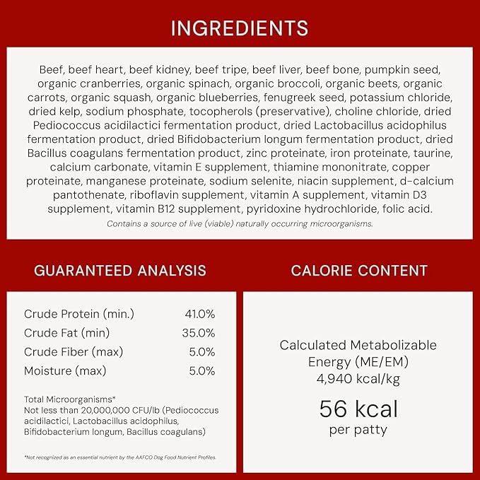 Stella & Chewy's Freeze-Dried Raw Dinner Patties - Beef Recipe - High Protein Grain-Free Puppy & Dog Food - Perfect for Picky Eaters - 25 oz,(Pack of 2)