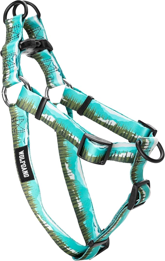 Wolfgang Heavy Duty Adjustable Dog Harness, Pull-Tested to Over 800 lbs for Walking & Training, GreatEscape Print, Extra Large