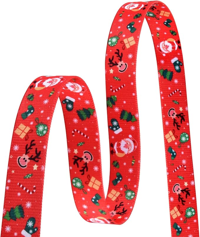 Mihqy Christmas Dog Collar - Premium Adjustable Dog Collar for Small Medium Large Dogs (Christmas,M)