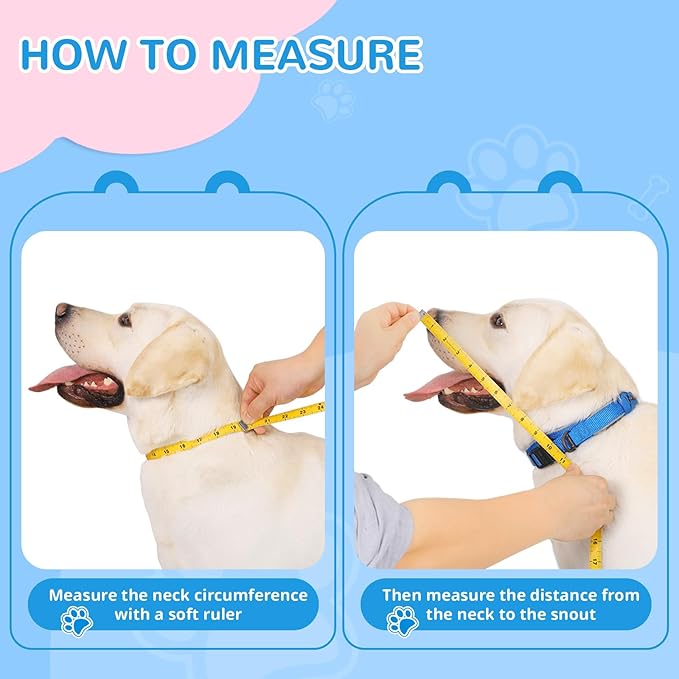 Sponge Core Dog Cone, Inflatable Dog Cone Collar Alternative, Dogs Donut Collar After Surgery, Soft Cone for Large Medium Small Dogs to Stop Licking, No Inflation Required, Clear View(Size 6, Pink)