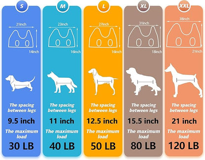ATESON Dog Grooming Hammock - Upgrade Pet Grooming Harness for Nail Trimming (XL 80lb), Dog Sling for Nail Clipping, Dog Hanging Holder Hanger for Cutting Nail with Nail Clippers