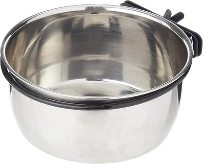 CLASSIC Pet Products Coop Cup Stainless Steel Fixed Feeding Bowl, 600 ml