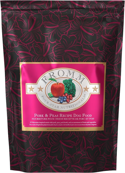 Fromm Four-Star Nutritionals Pork & Peas Dog Food - Premium Dry Dog Food - Pork Recipe - 4 lb