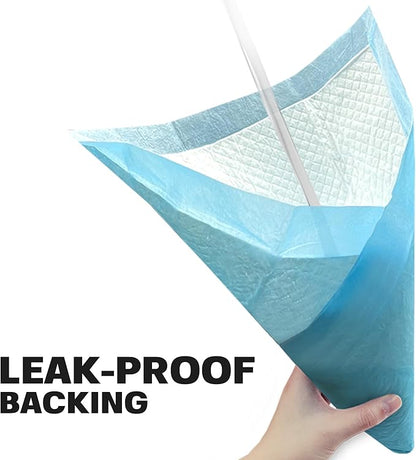 BV Small Puppy Pads 100 Count 17"x24" - Leak-Proof & Absorbent Pee Pads For Dogs with 6-Layer Design, Rapid Dry Sheet & Built-In Attractant - Dog Pad with Odor Control, Perfect for Puppies&Senior Dogs