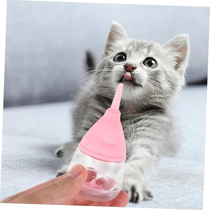 BESPORTBLE Pet Nursing Bottle Squeeze Milk Bottle for Kitten Puppy Design Capacity Cat Dog Feeder