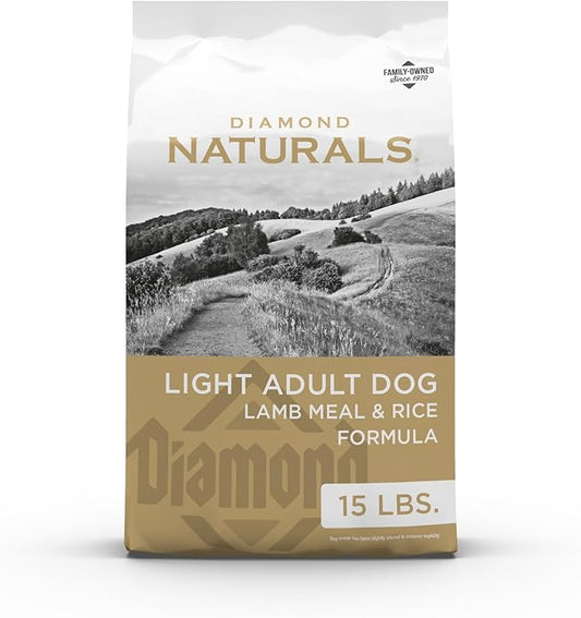 Diamond Naturals Light Dry Dog Food Formula with Quality Lean Protein, Probiotics and Essential Nutrients