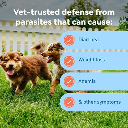 Interceptor Plus Prevention for Heartworm + 4 Other Worms for Dogs 2-8 lbs. | 12 Chews, 12-Month Supply