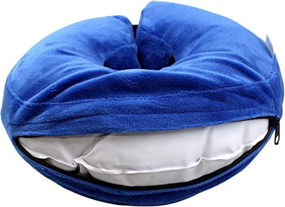 Comfortable & Adjustable Inflatable Pet Collar - Alternative to Cone Shaped Collars - Great for Post-Surgery or Injury Recovery - Durable & Non-Toxic Material -Safe and Protective - - (Small 6-9 in.)
