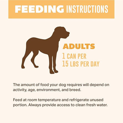 Your PET'S Kitchen Wet Dog Food, Chicken Pot Pie Recipe - 13.2 oz Cans (Pack of 6), Made in The USA with Real Chicken