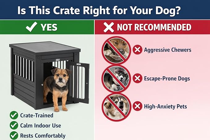 New Age Pet ecoFlex Pet Crate/End Table, Espresso, Small