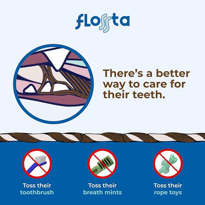 N-Bone FLOSSta Dual Action Dental Chews Beef Liver Flavor, 6.4-oz Bag