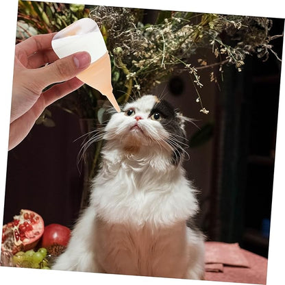 Toddmomy Newborn Puppy Milk Feeder Bottle Set Tiny PET Nursing Bottle for Kittens and Puppies Feeding Tool Soft Nipple for Small Animals and PET Care
