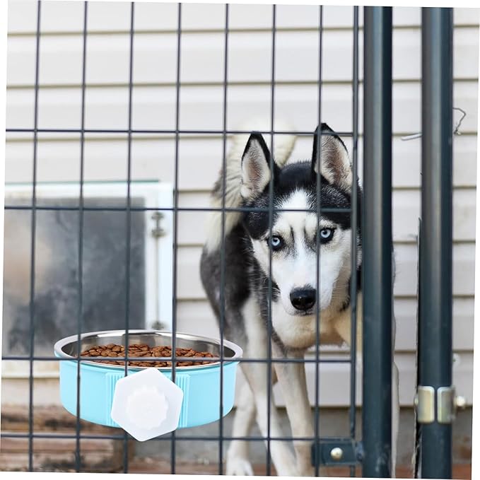 BESPORTBLE Durable Pet Bowl Large Dog Feeder Stainless Steel Construction Prevents Spills Pet Supplies