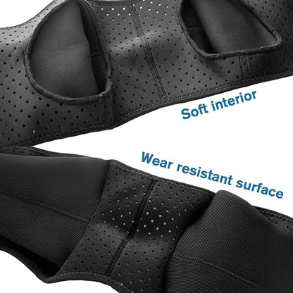 Coodeo Dog Recovery Sleeves, Cone Collar Alternative, Abrasion Resistant Dog Recovery Suit, Washable 2.5mm Thick and Waterproof, Pet Wounds Prevent Licking, Biting (Black, M)