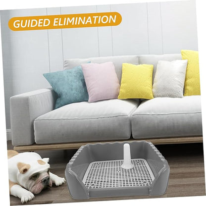 WOONEKY Dog Potty Training Indoor Puppy Litter Pan Dog Training Pad Easy Clean Urine Pan User-Friendly Design