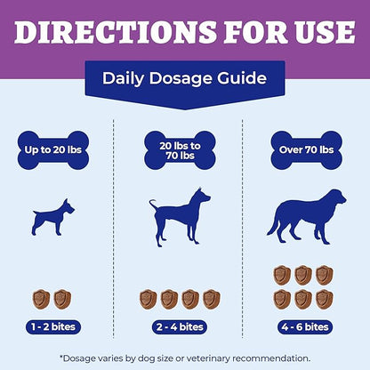 260 Bites Wellix Urinary Bites for Dog UTI Treatment - Cranberry Supplement with D-Mannose Marshmallow Root for Dogs Urinary Tract & Kidney Bladder Support - Chicken Flavor