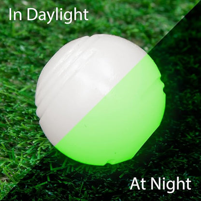Chew King by Mammoth Glowing Fetch Ball, Dog Ball Toys, 3" Combo