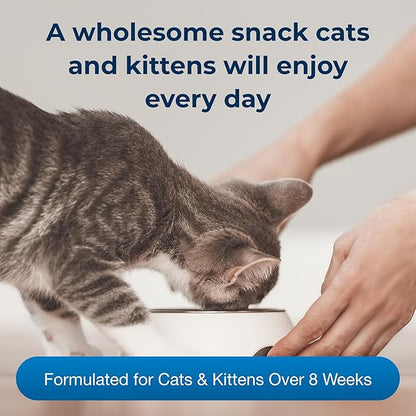 PetAg KMR Kitten Milk Replacer Liquid (11 oz, Pack of 4) Cat-Sip Real Milk Treat (8 oz)