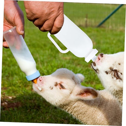Totority 2pcs Portable Calf Feeding Bottles for Pets Handle Calf Nursing Bottle Material Lactation Support