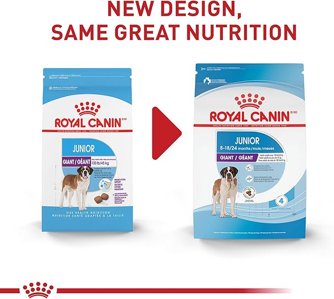 Royal Canin Size Health Nutrition Giant Junior Puppy Dry Dog Food, 30 lb Bag