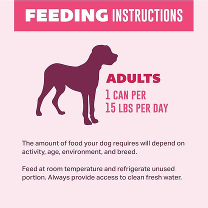 Your PET'S Kitchen Wet Dog Food, Beef Recipe - 13.2 oz Cans (Pack of 6), Made in The USA with Real Beef
