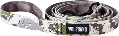 Wolfgang Heavy Duty Dog Leash, Pull-Tested for Walking & Training, Hideout Print, Large