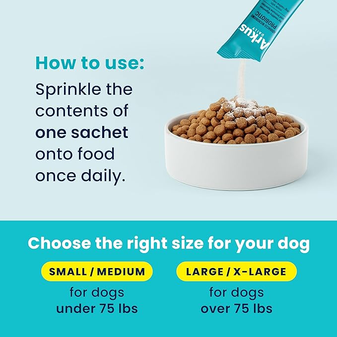 Small/Medium Dog Probiotic, the Only Product Made with Microbes Native to the Gut of Healthy Dogs, Supports Better Digestion, Gut Health, and Immune System, Maintains a Healthy Microbiome
