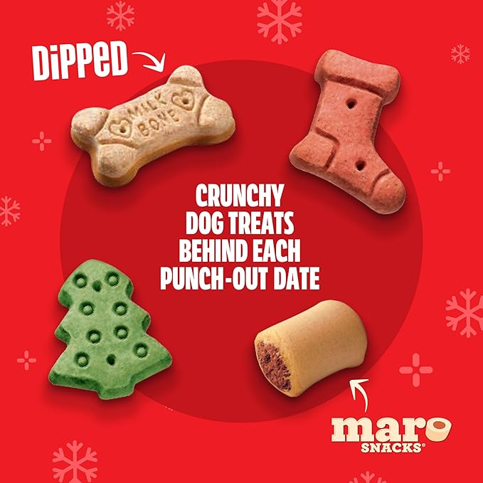 Milk-Bone Holiday 12 Day Treat Calendar, 2.85 oz Box (Pack of 2)